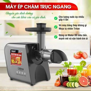 Máy ép chậm trục ngang Creen CRJ-250, bảo hành 12 tháng