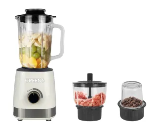 Máy xay sinh tố 3 cối thủy tinh CREEN CR-BL3450, bảo hành chính hãng