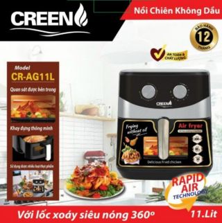 Nồi chiên không dầu Creen CR-AG11L - 11 lít