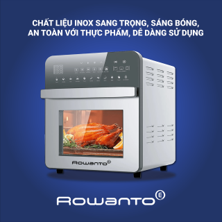 Nồi Chiên Không Khí Rowanto RT-AF1502, dung tích 15L, bảo hành 24 tháng