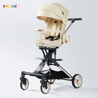 Xe đẩy du lịch cao cấp Moaz BéBé Playkids X6-4 HD, hàng chính hãng